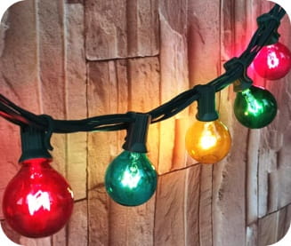 7米彩色復古串燈