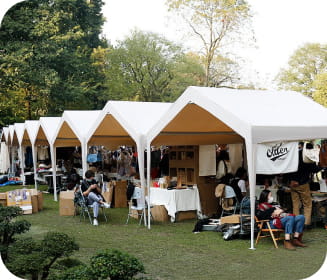 屋型市集帳篷(圍布,水溝布)